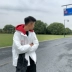 [Chúc mừng năm mới, mua hai cái miễn phí] Năm mới luôn có một chút màu đỏ, áo khoác cotton rất ấm áp áo khoác couple tx Trang phục Couple