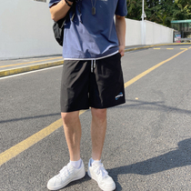 Lu Xiaohu 2021 summer new street fashion brand quick-dry shorts mens solid color Beach basketball five-point pants