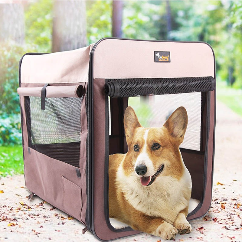 Ubeka Pet Car Dog Cage Tent Going Out Portable Kennel Dog Outdoor Artifact Cat Cage Cat Dog Maternity Room