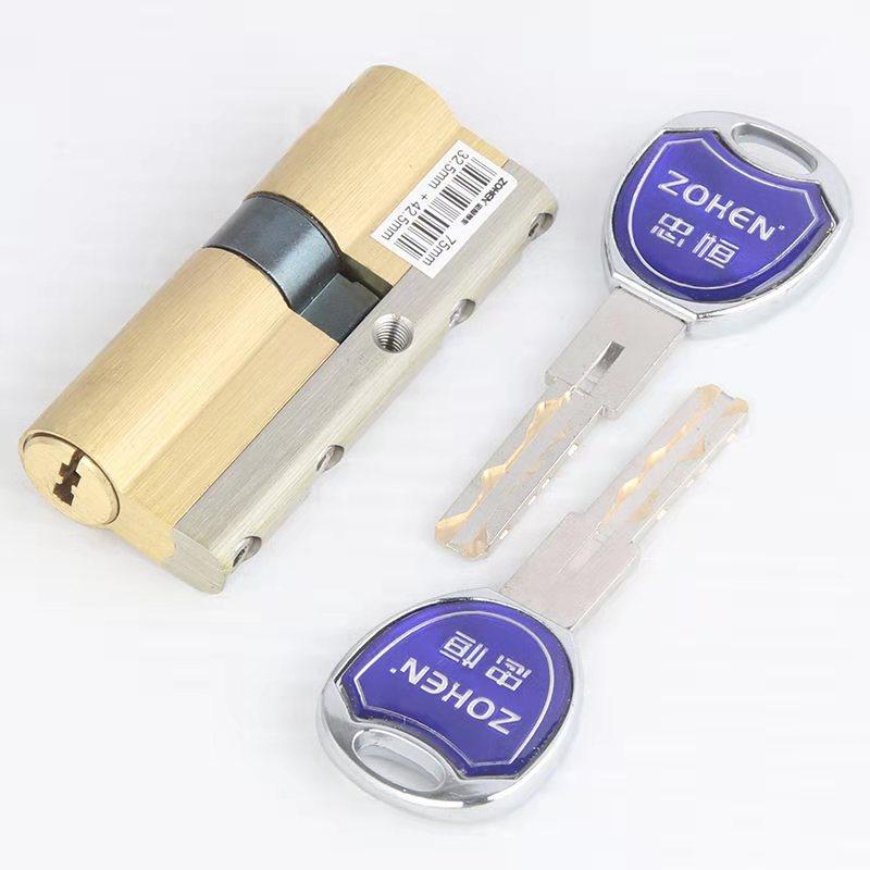 Zhongheng ZOHEN security door lock core into the door Super C class entrance door Super B class large door lock core old fashioned