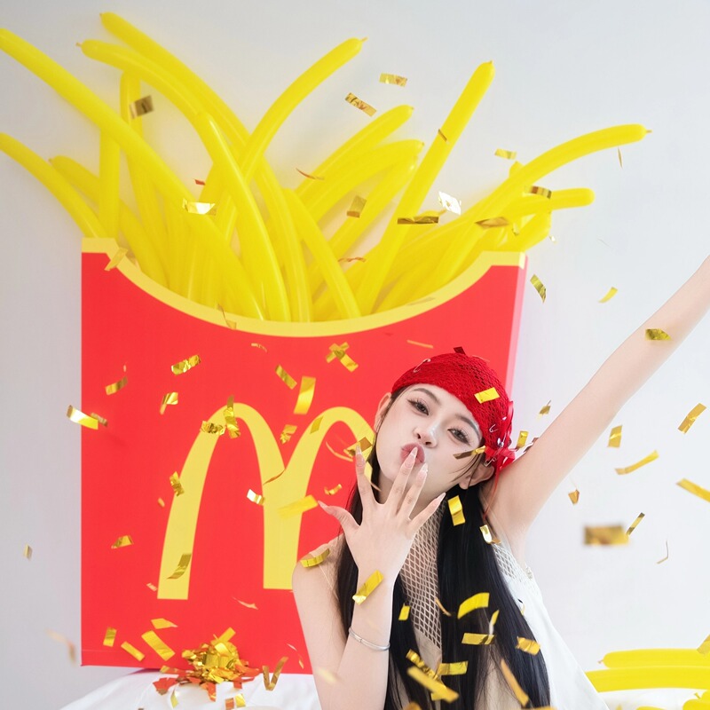 Children's Wheat Potato Angel Strip Box Birthday Party Kt Board 100-Day Banquet Layout Background Board Atmosphere Props