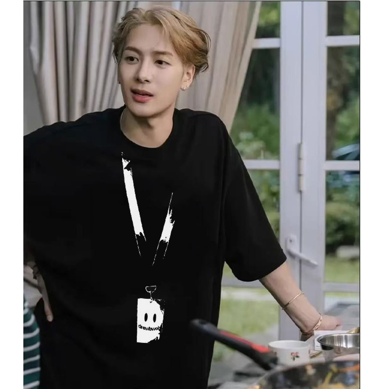 Jackson Wang 320g Heavyweight Pure Cotton 2026 New Men's Short-Sleeve T-Shirt 2026 Spring/Summer New Print Jackson Wang 320g Heavyweight Pure Cotton 2026 New Men's Short-Sleeve T-Shirt 2026 Spring/Summer New Print