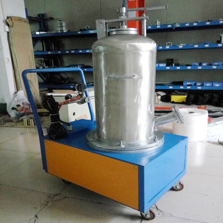 Refining tank spray powder tank aluminum alloy aluminum liquid melt chain purifying aids