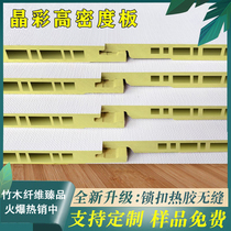 High-grade moisture-proof wall panel wood veneer background wall gusset ceiling carbon crystal wall panel PVC integrated wall panel wall panel
