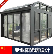 JiangZhejiang-Shanghai Glass Yang Guang Room Broken Bridge Aluminum Doors And Windows Sealing Terrace Balcony Villa Flower House Steel Structure Factory Customized