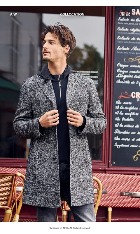 Áo sơ mi nam dài tay áo thun cardigan áo len nam có mũ Half Zip nam cardigan nam BT995 - Cặp đôi áo len