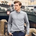 Áo sơ mi nam bằng vải thun nam dài tay Thanh niên mùa thu Thời trang mới thường xuyên áo dài tay áo thun dài tay BT3626 áo polo đẹp Polo