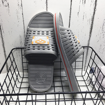 Mens cool slippers waterproof and deodorant household non-slip slippers mens tide outdoor plastic soft bottom flat flat flat rough summer