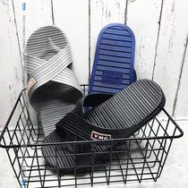 Mens cool slippers waterproof and deodorant household non-slip outdoor slippers mens tide plastic soft bottom cross summer
