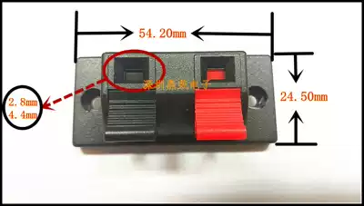 2-position large aging terminal clip Two-way spring terminal sound terminal block 2-position test clip