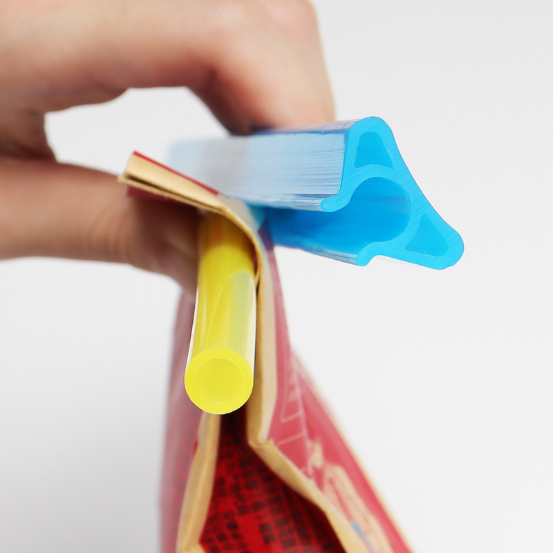 Mei can organize and lengthen the strong sealing mouth clip soft strip food zero food bag tea preservation moisture-proof stick artifact