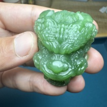 Stunned in Dialect Hetian Jade Boutique Recommendation Features Russian Material Apple Green Master Crafts Faucet Pendant Pendant S