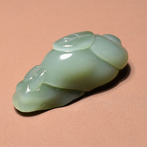 Dialect Hetian Jade Boutique Grade Russian Sandwich Material High Ice Pink Blue Unstructured Jasper Peaceful Living Pendant R1