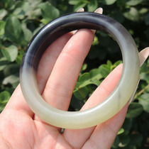 The dialect brand Qinghai material Qingshui color violet green inner diameter card 59mm formal boutique bracelet R6 is popular.