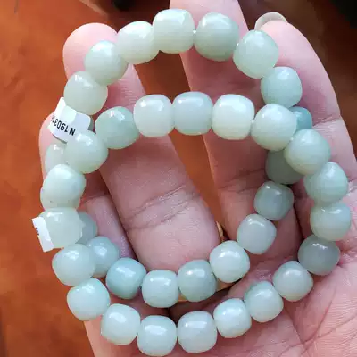 Dialect and Tian Jade special rare treasures specimen light blue tone male and female style special bracelet hand ornaments O