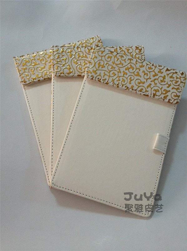 High-grade double-sided leather note clip a4 note book convenience book can be replaced notepad front desk writing board