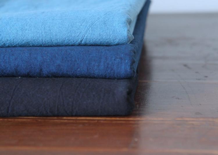 Handmade vải chàm nhuộm vải cotton vải rộng gai thêu thực vật nhuộm cỏ nhuộm vải DIY vải đặt vải họa tiết