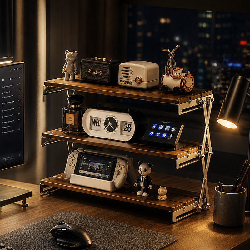 Desktop Storage Rack, Home Computer Desk, Foldable Coffee Cup Holder, Camping Table, Bar Counter Storage, Decorative Organizer Rack Desktop Storage Rack, Home Computer Desk, Foldable Coffee Cup Holder, Camping Table, Bar Counter Storage, Decorative Organizer Rack