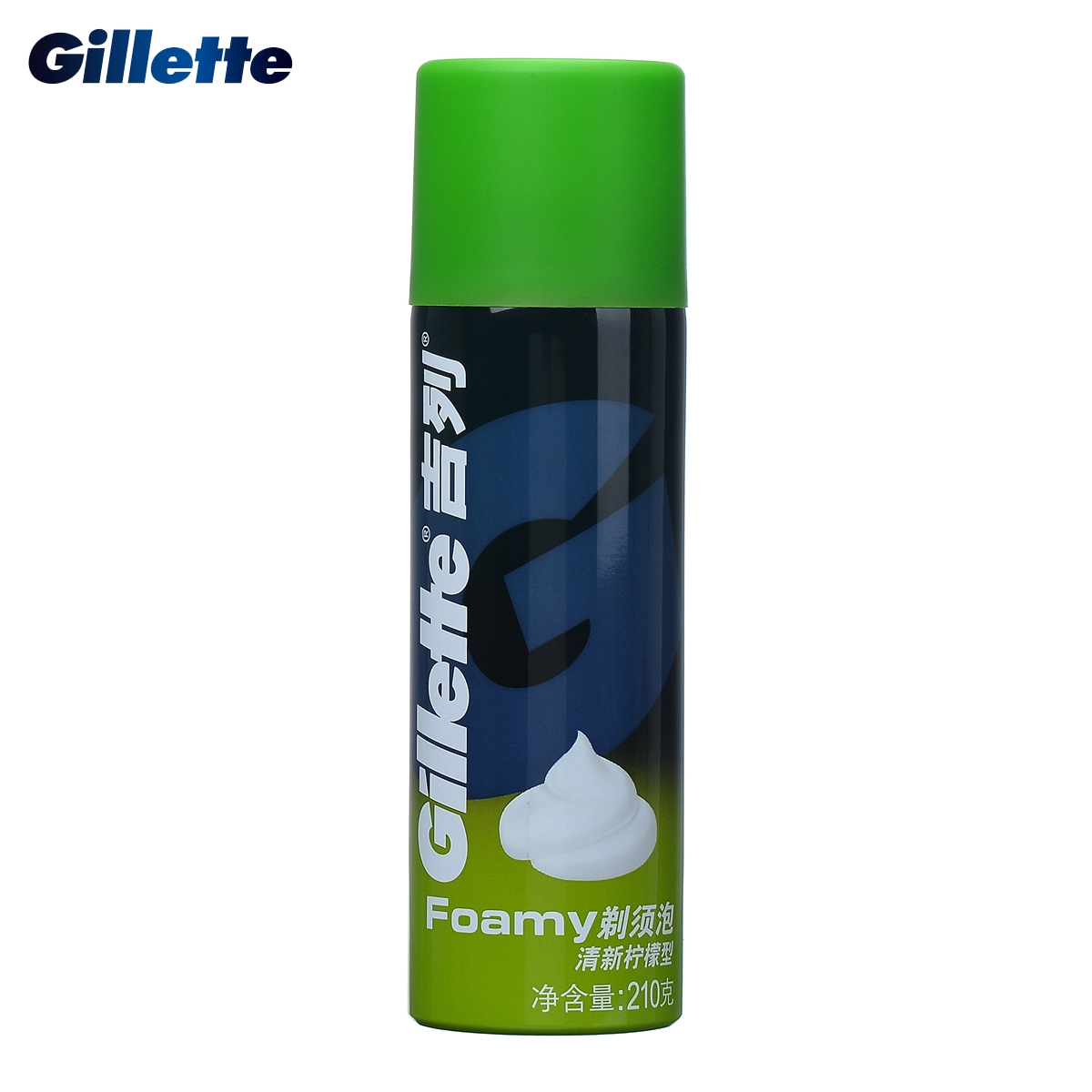 宝洁 Gillette吉列 剃须泡清新柠檬型210g 剃须护肤品 正品