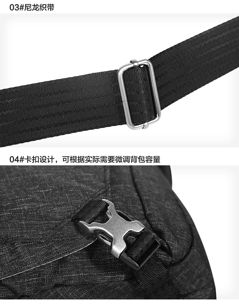 Sikai Le SCALER Túi ngực Freeman túi xách nam kinh doanh Túi Messenger đeo vai giản dị đi du lịch ba lô nhỏ balo adidas