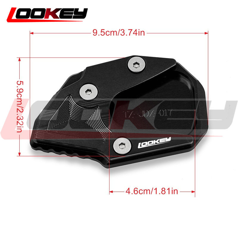 Suitable for Chunfeng Guobin 650TR-G 650MT modified CNC foot support to increase the side support big foot pad