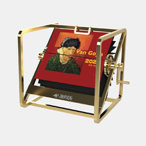 Federal Walk Horse 2022 New Year Mechanical Hand Calendar 2 0 Metal Art Oil Painting Monet Van Gogh World Name Painting