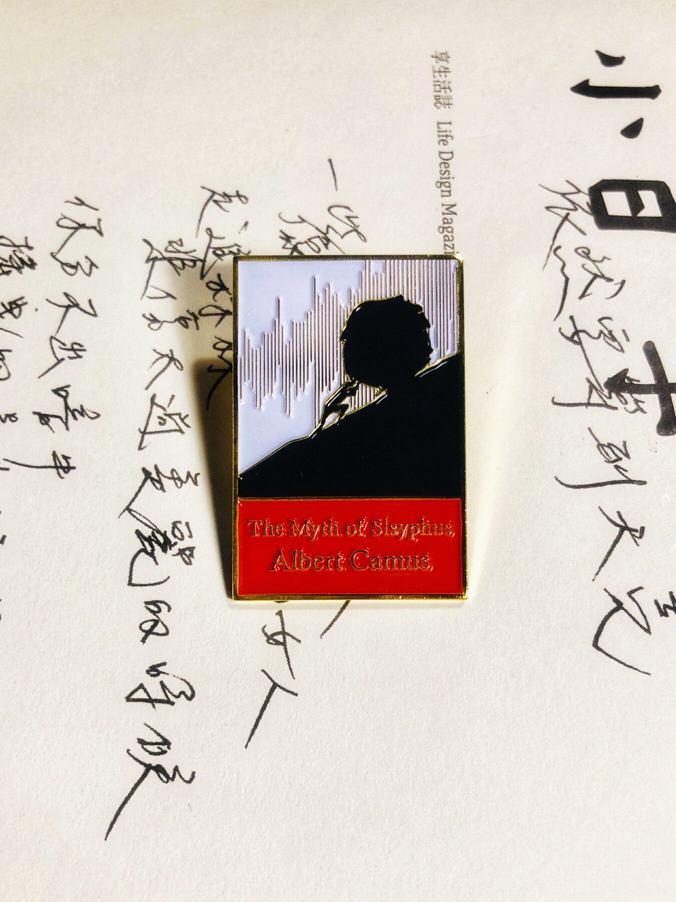 Federal Walk Horse Art Badges West Siver Mythology Series Brooch