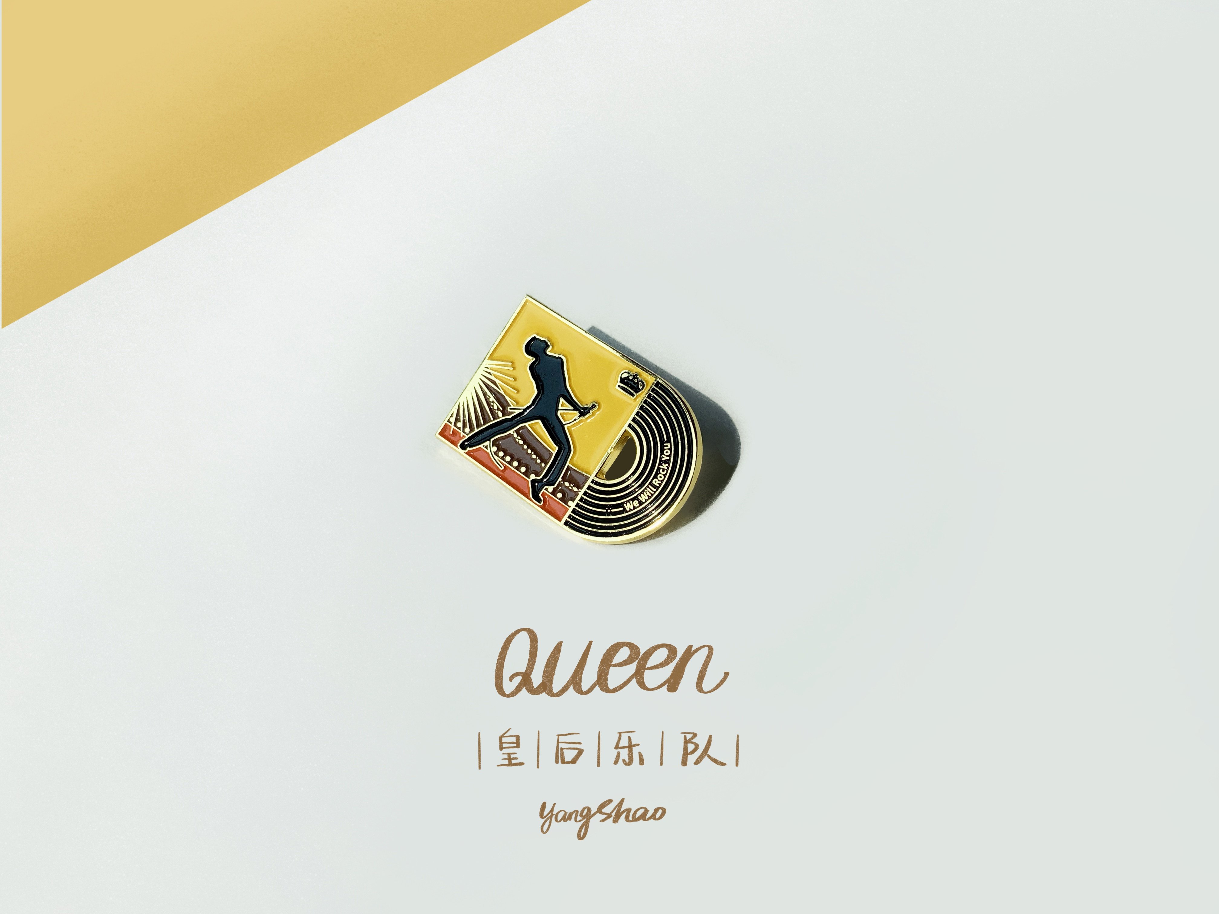 Federal Walking Horse Art Metal Badge Band series Queen band Fazzi Band Confused The Band Perimeter