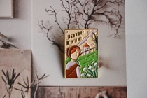 Federal Walking Horse Art Badge Literary Works Jane Eyre