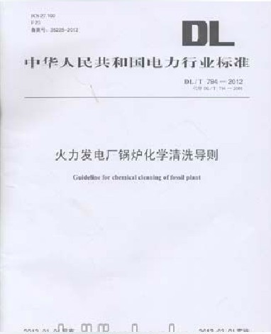 火力发电厂锅炉化学清洗导则(DL/T 794-2012)