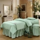 Cao cấp bông ren thêu gia đình bốn vẻ đẹp lạc bộ sức khỏe giường massage chuyên dụng đơn giản bông đẹp bedspread - Trang bị tấm
