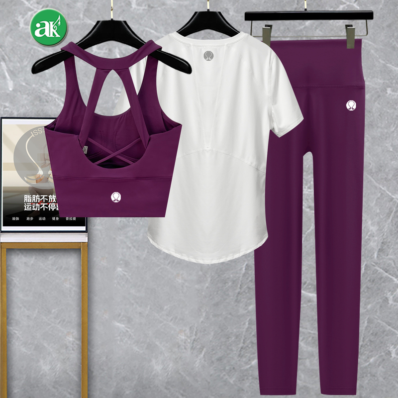 Official Authentic Ak Yoga Clothing for Women 2026 New Style Beautiful Back Quick-Drying Vest Fitness Pilates Summer Sports Suit