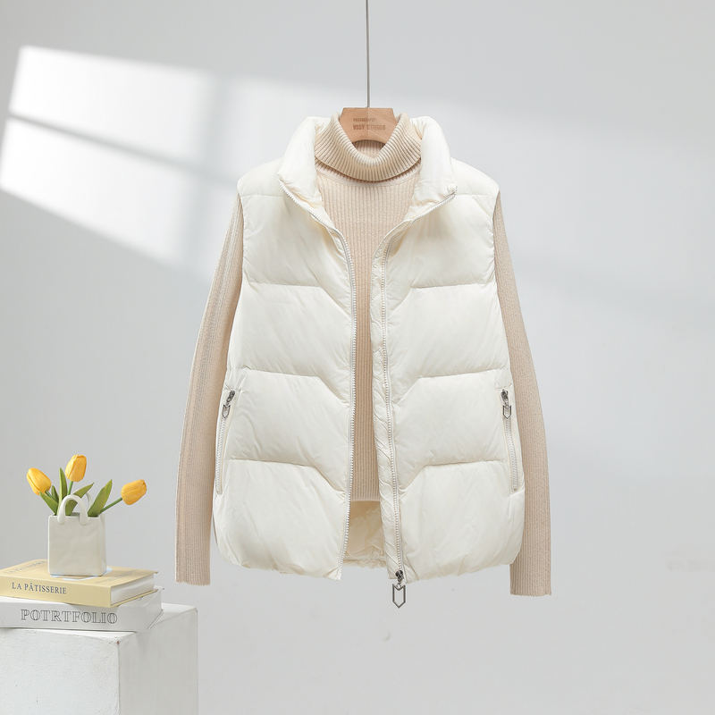 Xiyu Duck Lightweight Women's Fashion down Vest 2026 Autumn/Winter New Style Petite down Vest for Outerwear Xiyu Duck Lightweight Women's Fashion down Vest 2026 Autumn/Winter New Style Petite down Vest for Outerwear