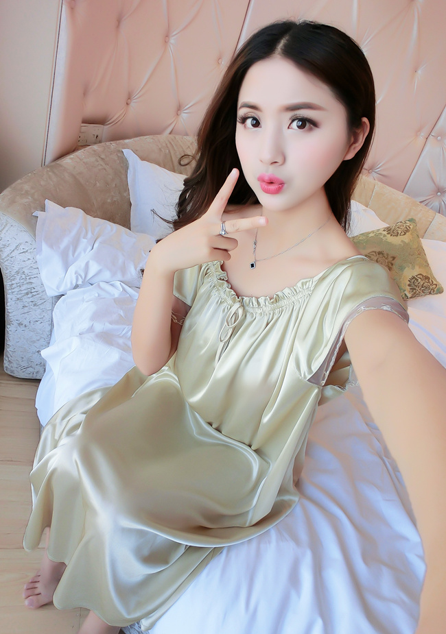 Phụ nữ mang thai nightdress nữ mùa hè kích thước lớn lỏng chất béo mm mang thai thời gian 200 kg dài sexy băng lụa mỏng voan đồ ngủ