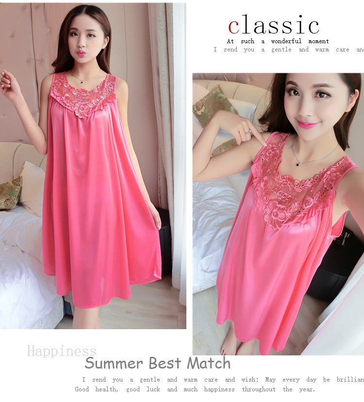 Siêu lớn kích thước nightdress nữ mùa hè 300 pound phụ nữ mang thai cộng với phân bón để tăng 230 lỏng kích thước lớn mang thai băng lụa dài đồ ngủ