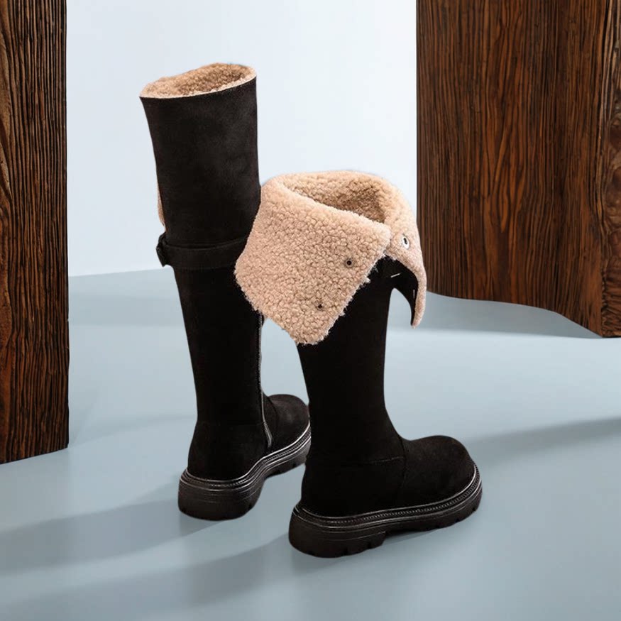 女童冬季长筒加绒保暖皮靴哪个好？如何选择?