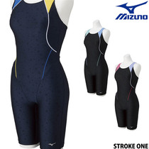 Japan 21 years of the new Mizuno Mizuno N2JG1302 womens one-piece five-point swimsuit comfortable practice section