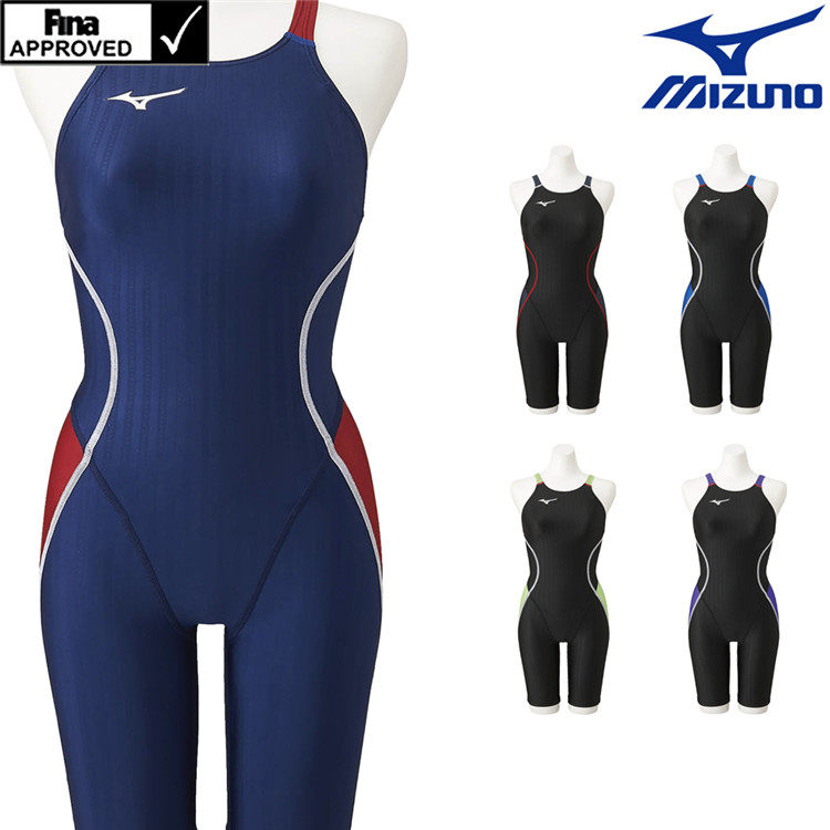 Japan 2021 new Mizuno Meijin thick swimming professional even body triangle bathing suit and back female summer N2MG1224