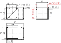 Machine vision coaxial light source LED industrial detection light source CCD microscope CCD light source RCO60