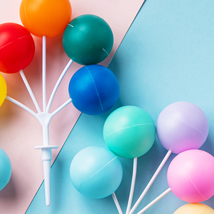 Plastic Decorations Paper Cup Hot Colorful Balloon Pattern