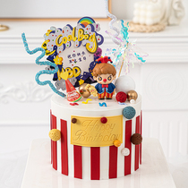 Childrens Day baking cake decorations cute to blame Joker for the babys birthday The birthday party photo-frame plugin