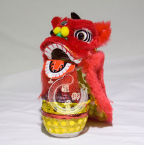 Lion dance ornaments small seat drum Foshan lion head South Lion creative decoration small ornaments Handicraft gifts