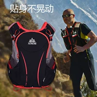 Aonijie xuyên quốc gia ba lô chạy marathon 5L chạy nước ấm túi siêu nhẹ thoáng khí gần gũi ba lô túi nước ba lô