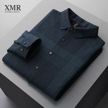 Light extravagant business shirt male long sleeve plus suede thickened warm beating undershirt winter blouse for men upscale brand shirt