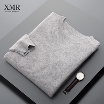 Autumn and winter New cashmere sweater mens round neck pullover sweater business leisure knitted base shirt loose size sweater