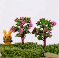 Зеленый дно красный цветок 1 дерево