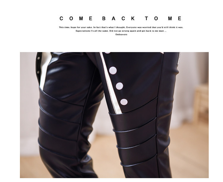Pantalon cuir homme serré pour adolescent - Ref 1488962 Image 35
