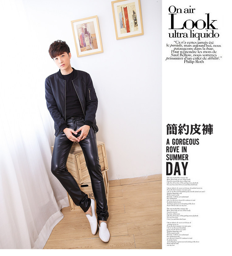 Pantalon cuir homme serré pour adolescent - Ref 1488962 Image 21