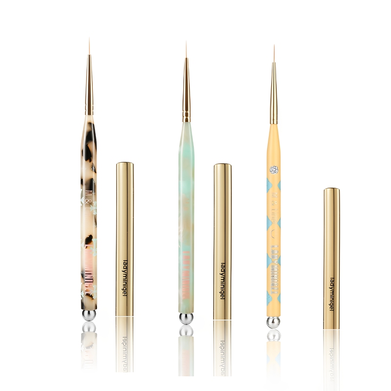 New Product Harasaki Medium-Sized French Line Drawing Pen Nail Art Tool Nail Brush 9.5mm New Product Harasaki Medium-Sized French Line Drawing Pen Nail Art Tool Nail Brush 9.5mm