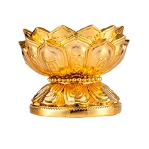 Rotating barrel Tibetan hand-held hand-held runner base lotus seat large Tibetan base bracket bottom bracket ornaments